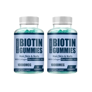 Kollagen Retinol Biotin Gummies für Haarwuchs Haut gesundheit <span class=keywords><strong>Beauty</strong></span> Supplement mit Vitaminen Biotin Kollagen Kapseln - Product Image 1