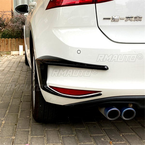 2 pièces pour VW Golf 7 GTI R GTD 2012 2013 2014 2015, séparateur de pare-chocs arrière noir, canard, pièces extérieures automobiles, NE convient PAS au GOLF 7.5 - Product Image 4