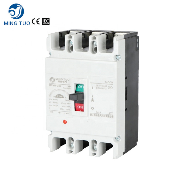 High Quality Mingtuo MTM1-400 250A MCCB with 35kA ICU for Reliable Power Control and Machine Protection