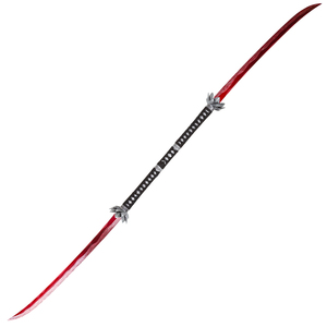 Elden Ring: Lama a doppia punta di Eleonora - Naginata doppia rossa con Protezione del Loto, Arma da collezione - Product Image 4