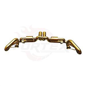 Vortex Gold Coated Stainless Steel Valved <b>Exhaust</b> System with Dual Tips for Porsche 911 991 GT3 4.0L 2014-2019 Bolt-On Upgrades - Product Image 6