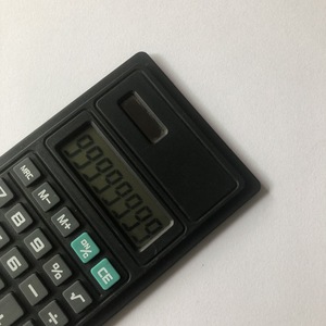 Black Calculator With Large Display Battery Powered For Office Use - Product Image 2