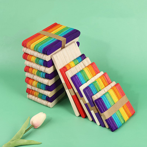 Tự Nhiên <span class=keywords><strong>Ice</strong></span> <span class=keywords><strong>Cream</strong></span> Stick DIY Màu Gỗ Stick Giáo Dục Đồ Chơi Popsicle Bán Buôn Màu <span class=keywords><strong>Ice</strong></span> <span class=keywords><strong>Cream</strong></span> Stick - Product Image 1