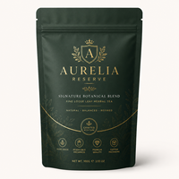 Sachet Doypack refermable à fermeture éclair, vert mat et or, de qualité alimentaire, imprimé sur mesure, pour thé en vrac et herbes, pochette verticale – Vente directe usine