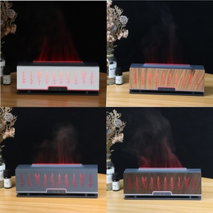 Ngọn Lửa không khí ẩm điều khiển từ xa> 200ml 7 màu sắc dẫn đèn siêu âm mô phỏng ngọn lửa hiệu ứng Điện khuếch tán hương thơm hộ gia đình - Product Image 6