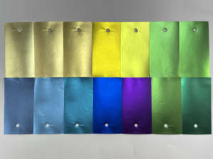 工場価格 ウェットアンチスクラッチ 光沢メタリックBOPP 食品グレード カラフルなグリーン ピンク ギフトバッグ ボックス ラミネーションフィルム クラフト用 - Product Image 2