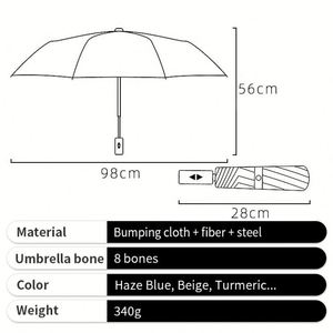 Wholesale Promotional Custom Automatic Folding 3 Fold <b>Umbrella</b> Portable Rain <b>Umbrella</b> <b>Umbrellas</b> With Logo - Product Image 3