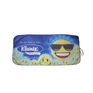 واقي شمس قابل للطي مخصص للنافذة الأمامية للسيارة، حاجب شمس قابل للسحب يحجب الأشعة فوق البنفسجية مع شعار مخصص - Product Image 5