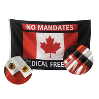 Drapeau du Québec, province canadienne, impression sur soie nationale personnalisée en extérieur, 3x5 pieds