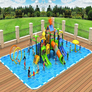 Glissières d'eau en plastique de haute qualité pour le jeu en plein air Amusement pour enfants Nouvelle arrivée Prix bon marché pour les écoles - Product Image 1