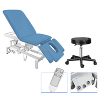Table de massage électrique en acier inoxydable de classe I, table de chiropratique, table de physiothérapie pour hôpital
