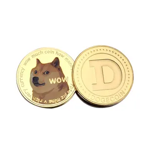 Spot gift inventory, UV color printed commemorative coins, single dog coins