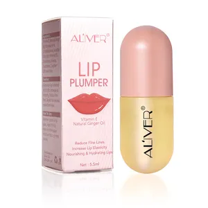 Plumper labial soro hidratante natural, potencializador e cuidados com a pele do lábio