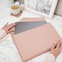 Housse de sac en cuir pour ordinateur portable 15.6 pouces, housse de sac pour ordinateur portable 14 pouces