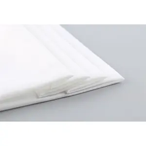 100% popelina de algodón tela blanca Lisa 45x45 110x76 150cm tela de bolsillo para camisas