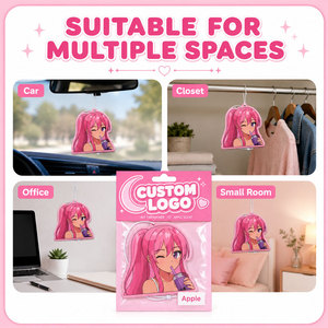Ambientadores personalizados de fábrica con aroma a coche nuevo, perfume de marca privada, ambientadores para coche al por mayor - Product Image 6