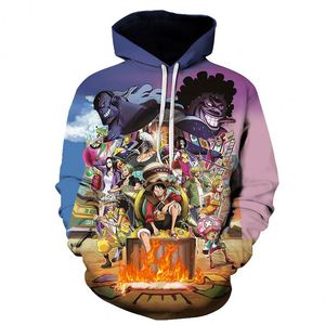 Venta al por Mayor de Sudaderas con Capucha de Anime de Luffy, Zoro, Chopper, Boa y Nami para Hombre y Mujer - Product Image 2