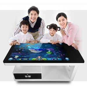 กระดานไวท์บอร์ดแบบโต้ตอบ4K โต๊ะหน้าจอสัมผัสซุ้มโฆษณาในร่มพร้อมการเล่นวิดีโอแบบ HD
