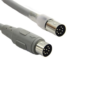 8Pin <span class=keywords><strong>8</strong></span> <span class=keywords><strong>pin</strong></span> DIN Nam để nam Loa mở rộng chuyển đổi cáp cho hệ thống âm thanh và truyền hình - Product Image 1