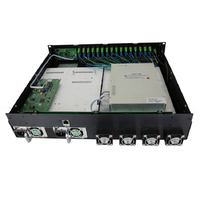 2U kararlı 16 32 port PON CATV EDFA 1310 1490 1550 WDM birleştirici optik amplifikatör PON EDFA