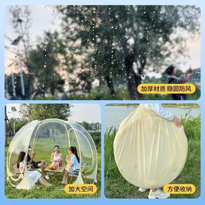 Carpa Burbuja Transparente 300x275x210cm de PVC para Acampar al Aire Libre, Domo para Observación de Estrellas - Product Image 4
