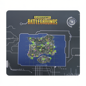 PlayerUnknown's Battlegrounds Mouse Pad 29x25cm <b>Map</b> Design Gaming - Product Image 3