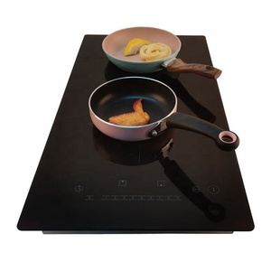 เตาไฟฟ้าแบบสองหัวเตา อินดักชั่นและอินฟราเรด ขนาด 550 มม. - Product Image 4