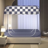 Moustiquaires pour enfants en polyester 100% imprimé, grandes, automatiques, portables, pliables, vente en gros. Facile à installer, toutes saisons