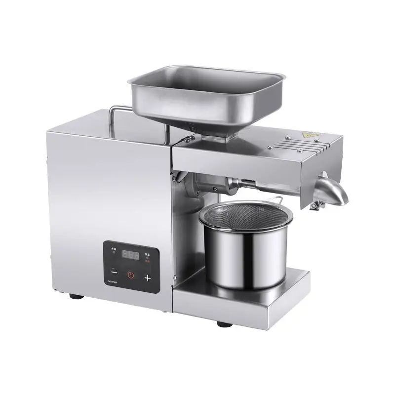 Producto más vendido, prensa de aceite de soja y cacahuete completamente automática, Mini máquina de prensa de aceite de coco, Motor OEM proporcionado 13 9 Kg/h 700W