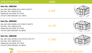 Serre en aluminium moderne pour la culture à domicile, véranda extérieure avec panneaux résistants aux UV - Product Image 4