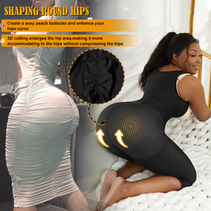Fajas Moldeadoras Colombiennes Sculptantes pour <span class=keywords><strong>Femme</strong></span>, Gaine Amincissante à Haute Compression Post-Opératoire pour Rehausser les Hanches - Product Image 4