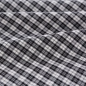 Tessuto <span class=keywords><strong>Seersucker</strong></span> 100% Cotone, Tessuto Crepe Tinto in Filo a Quadri per Abiti e Tutine da Bambina - Product Image 2