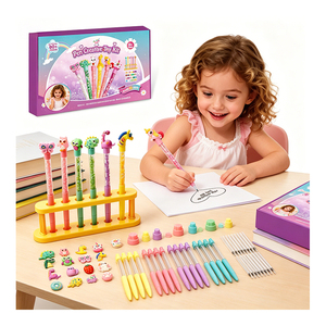 Kit de Bolígrafos de Arena Movediza para Crear Tus Propios Diseños, 80 Accesorios, Manualidades, Papelería Educativa, Recuerdo para Fiestas de Cumpleaños - Product Image 6