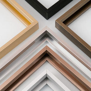 Phong Cách Hiện Đại Đen Trắng Vàng Màu Kim Loại Nhôm Hợp Kim Khung Gương Đồ Nội Thất Thay Đồ Gương Phòng Tắm Tường Gương Khung - Product Image 6