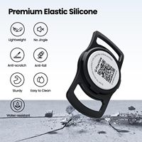 PawView Großhandel Silikon Smart QR Code Haustier Tag Benutzer definierte Hund Luft Tag Geschirr Halsband Halter Personal isierte Haustier Hund ID Tag