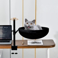 Nouveau Nid de refroidissement amovible pour animaux de compagnie pour chat flottant de bureau Fixable Suspendu Lit Fenêtre Luxe pour animaux de compagnie Fournitures pour animaux de compagnie