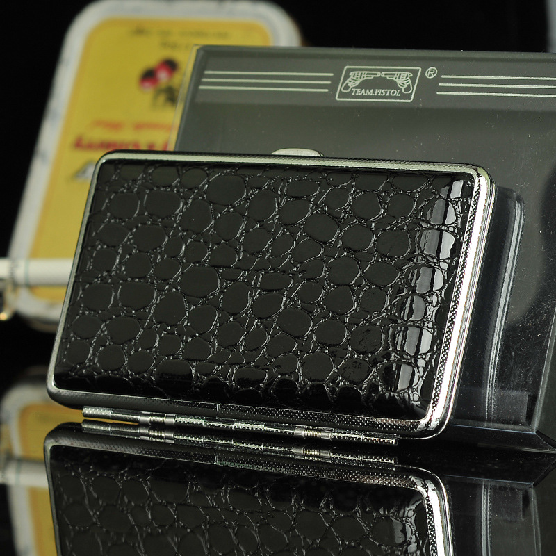 haojue cigarette case Fujima Cigarette Cases 2-In-1 Metal-12 – Arango Cigar Co