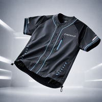 Maillot de baseball personnalisé en gros, respirant, à séchage rapide, uniforme d'équipe