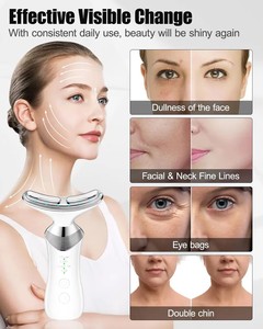 เครื่องนวดหน้าไมโครเคอร์เรนท์ ABS ยกกระชับผิวหน้า แบตเตอรี่ลิเธียมในตัว สำหรับใช้ในบ้าน - Product Image 4