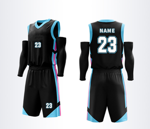 Kunden spezifische Basketball uniform Reguläres Set Unempfindlich bedrucktes Trikot Training Sport Schnellt rocknende Weste Schul mannschaft Spiel uniform - Product Image 3