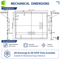 BOE 19'' 1280x1024 LCD-Display EV190E0M-N10 19 Zoll LCD-Module für Industrielle Steuerungsterminals
