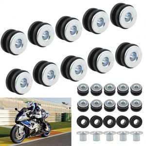 Motorcycle Rubber Gasket Bolt <b>Kit</b> M6 Fairing Rear Shock Absorption and Buffer Rubber Ring - Product Image 1