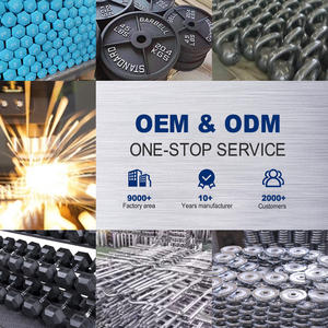 ゴム六角ダンベル5-100LBジム機器重量挙げフィットネストレーニング六角ダンベルセット - Product Image 6