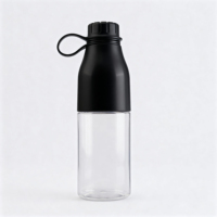 Gobelets sans BPA pour secouer les protéines Smoothie avec Booster de protéines Plus bouteille transparente est pour nettoyer la bouteille Trtian