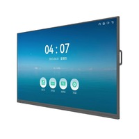 Tableau blanc interactif multimédia électronique tout-en-un de 65 pouces avec écran tactile grand format pour réunions et maternelles