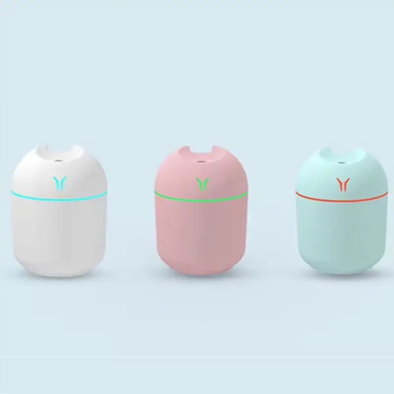 2024 ขายร้อนMiniอัลตราโซนิกAir HumidifierโรแมนติกUsb Diffuserเครื่องฟอกอากาศรถยนต์Aroma Anion Mist Makerพร้อมหลอดไฟLed