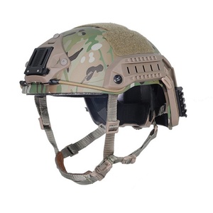 Casque de travail tactique réglable en nylon/polyester ignifuge avec logo personnalisé, deux tailles - Product Image 1