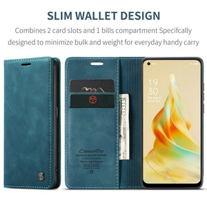 2025 New Arrival Sang Trọng Từ Lật Da Bìa Trường Hợp Điện Thoại Cho Oppo Reno 8T 4G Điện Thoại Di Động Phụ Kiện - Product Image 3