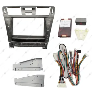 Car Frame Fascia Adapter Canbus Box Decoder Android Radio Dash Fitting Panel Kit per Lexus LS460 LS600 frame