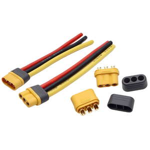 Conector de Batería ESC para Modelos RC de Alta Corriente 30A, Enchufe Macho y Hembra de 3 Núcleos MR60-F MR60-M, Cable Personalizado de 10AWG 12AWG, 10CM 20CM 100CM - Product Image 2